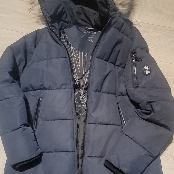 Nautica Navy Jacket with Logo - Picture 3 of 17